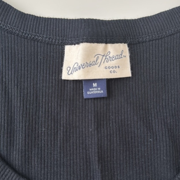 Universal Thread Black Ribbed Tank Top - Size M (NWT) - Picture 5 of 7